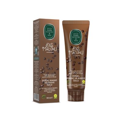 EyŸp Sabri Tuncer Natural Cocoa &amp; Coffee Extract Toothpaste - SLS Free, Whitening &amp; Gluten Free Oral Care - 3.04 fl oz