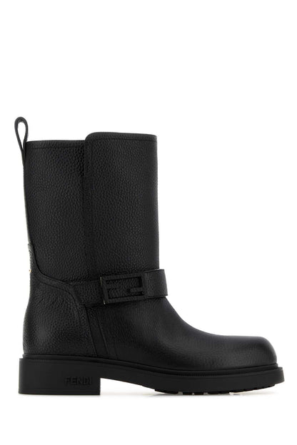 FENDI Mini Leather Filo Boots for Women