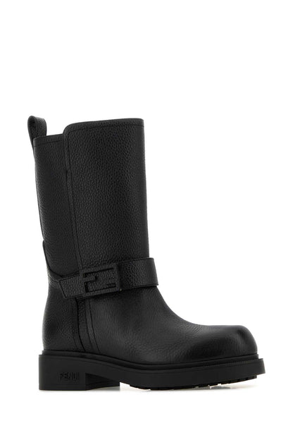 FENDI Mini Leather Filo Boots for Women
