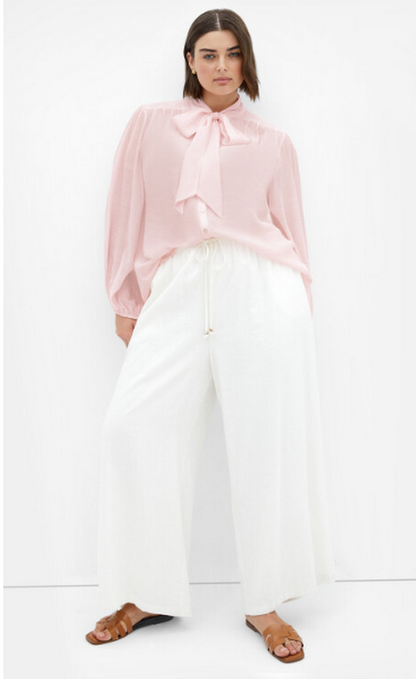 City Chic Arianna Top - pink, Size XS-14