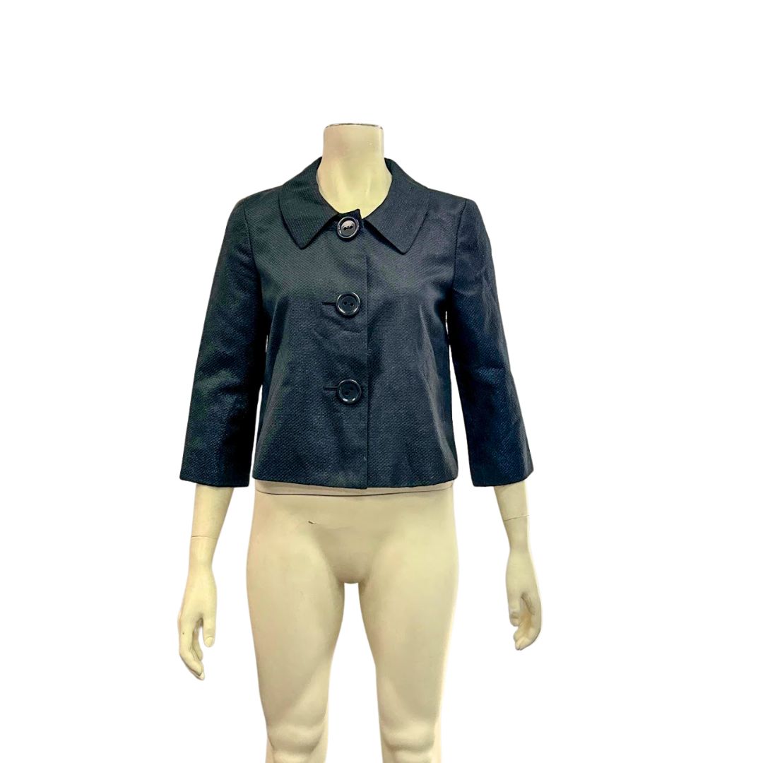 Style &amp; Co. Shimmering Black Jacket, Size 6