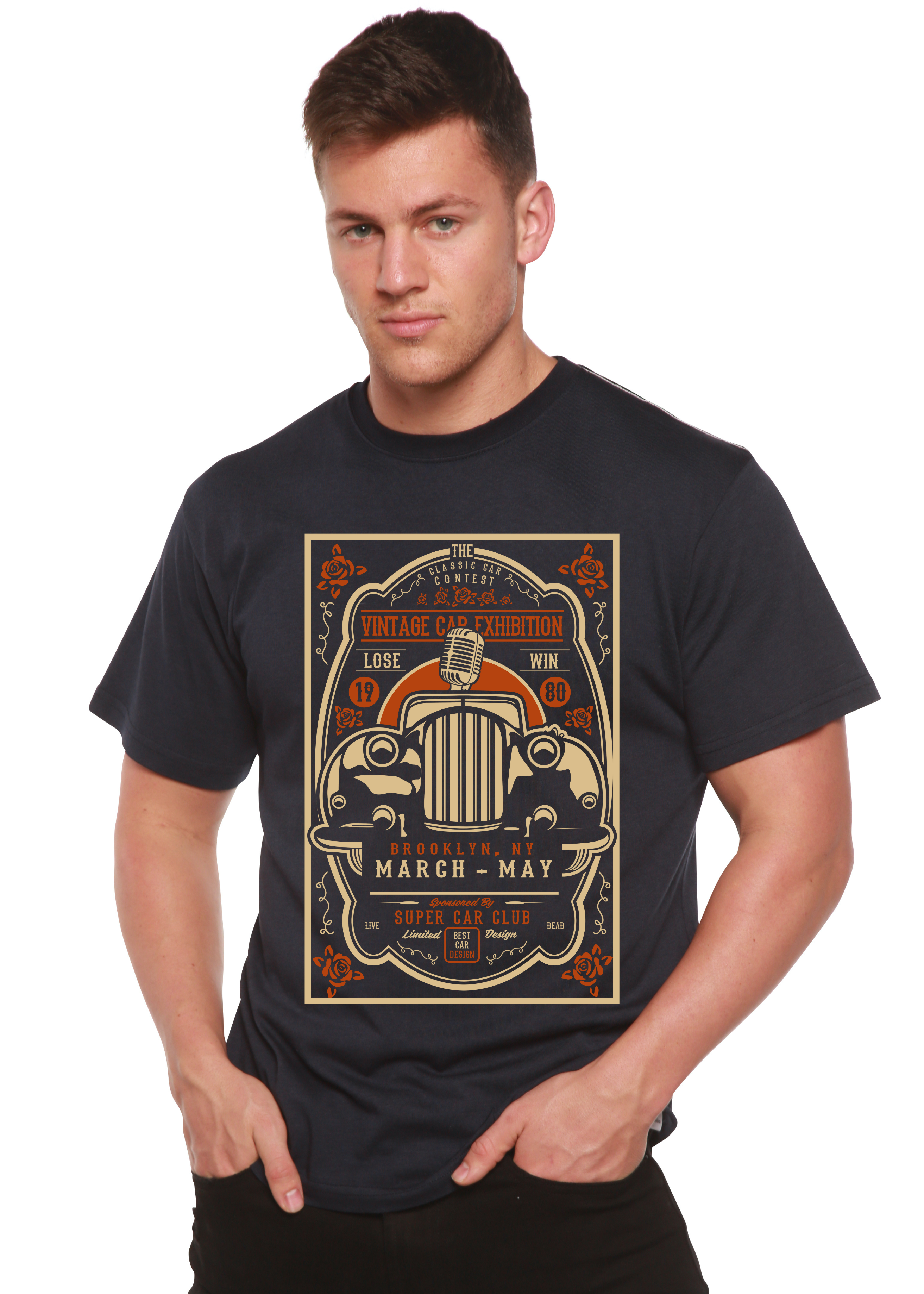 Vintage Car Spun Bamboo® Men&