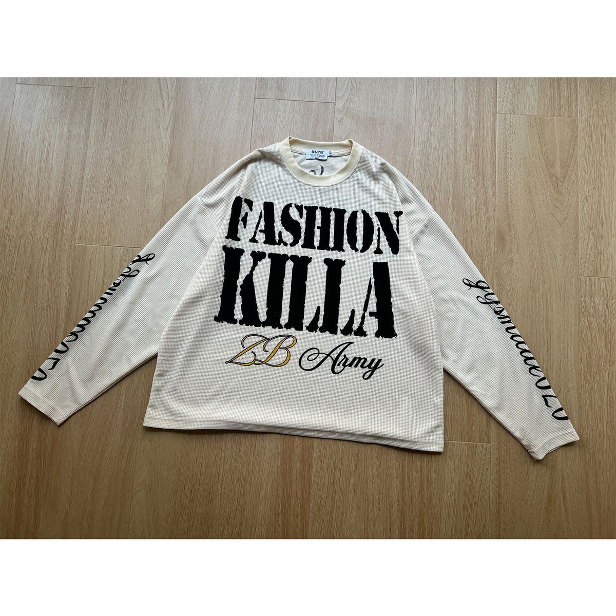 High Sense Letter Print Design Men&