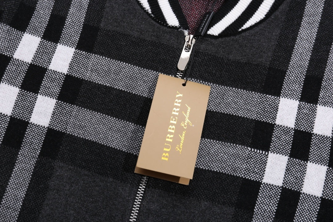Burberry Vintage Check Bomber Varsity Jacket