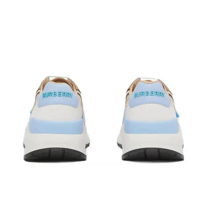 Burberry Cushioning Anti Slip And Wear Resistant Low Top Casual Shoes Blue Brown