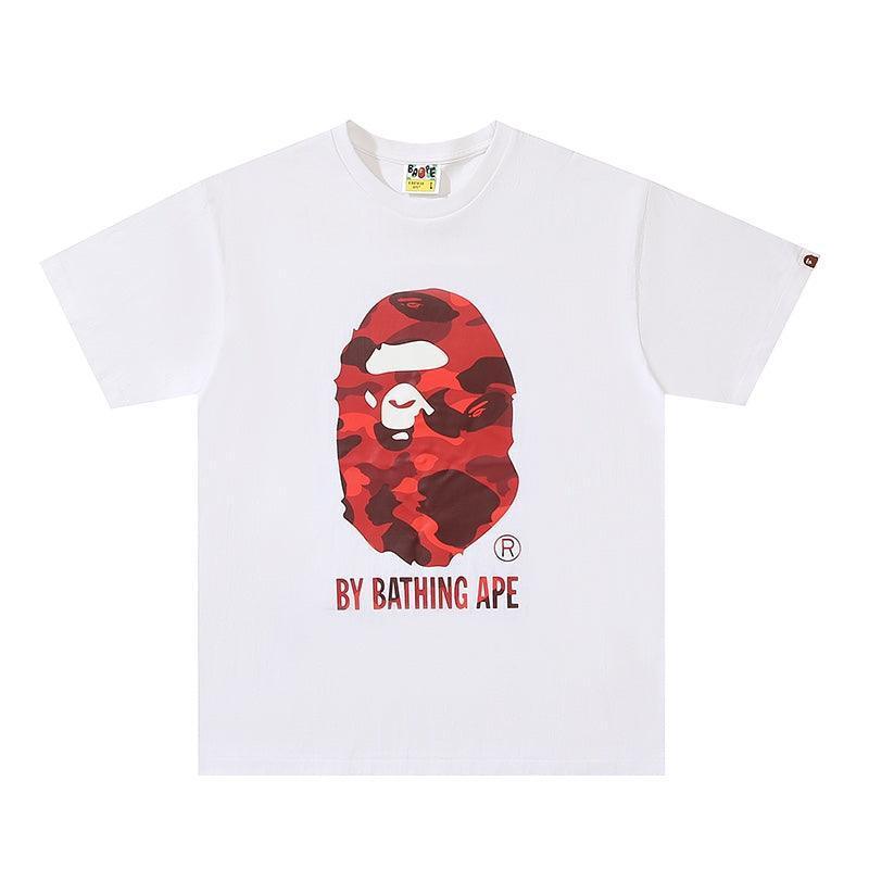 Bathing Ape White T-Shirt without Collar