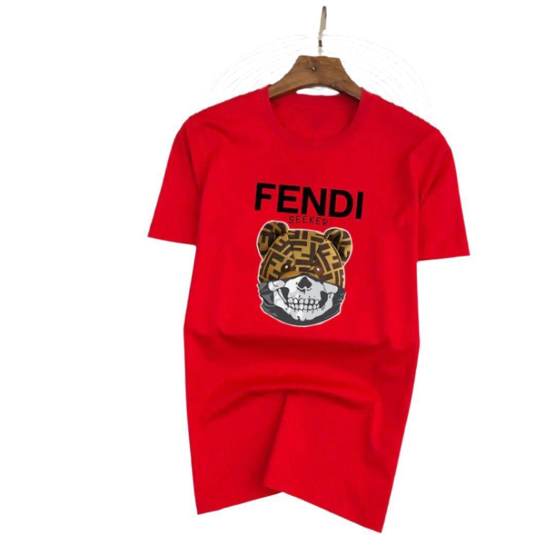 Fendi T-Shirt Head Bear without Collar &