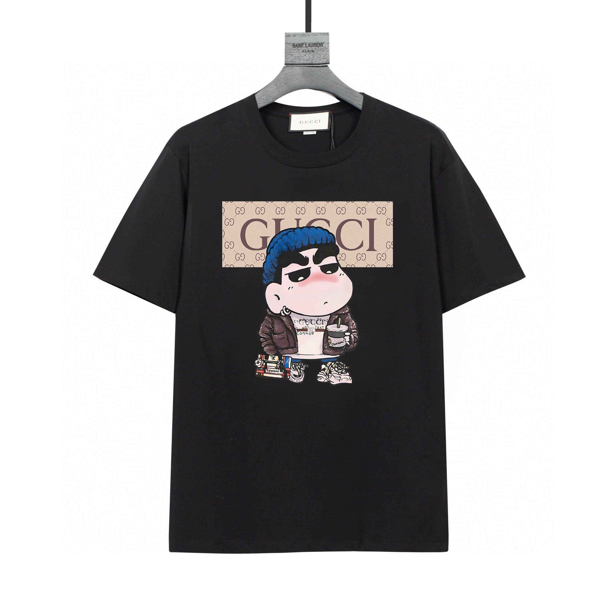 Gucci T-Shirt Without Collar | Black Cotton Tee – Effortless Style