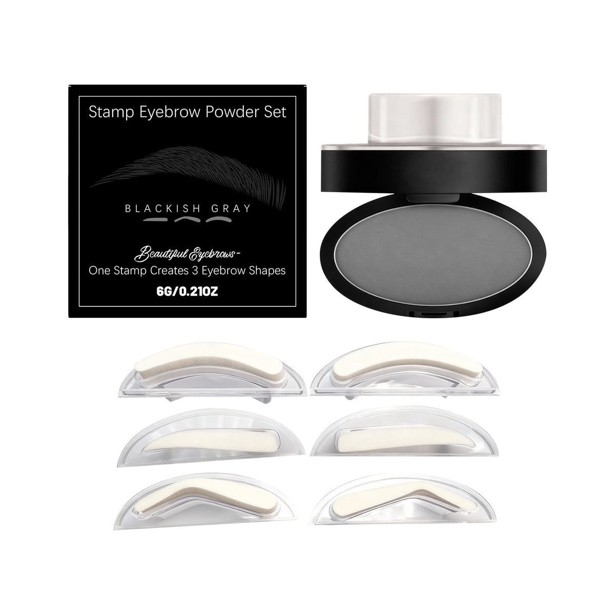 Waterproof Stamp Eyebrow Powder Kit