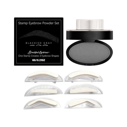 Waterproof Stamp Eyebrow Powder Kit