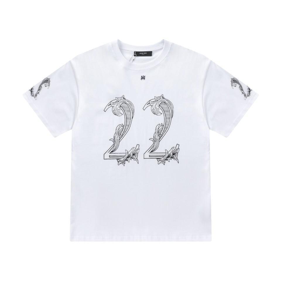 Amiri 22 White T-Shirt Without Collar