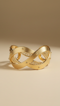 Refined Gold Statement Cuff Bracelet