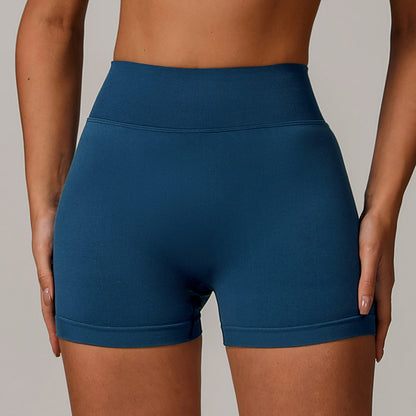 Seamless High-Waisted Yoga Shorts for Women