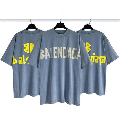 Balenciaga Blue Tape Type T-Shirt