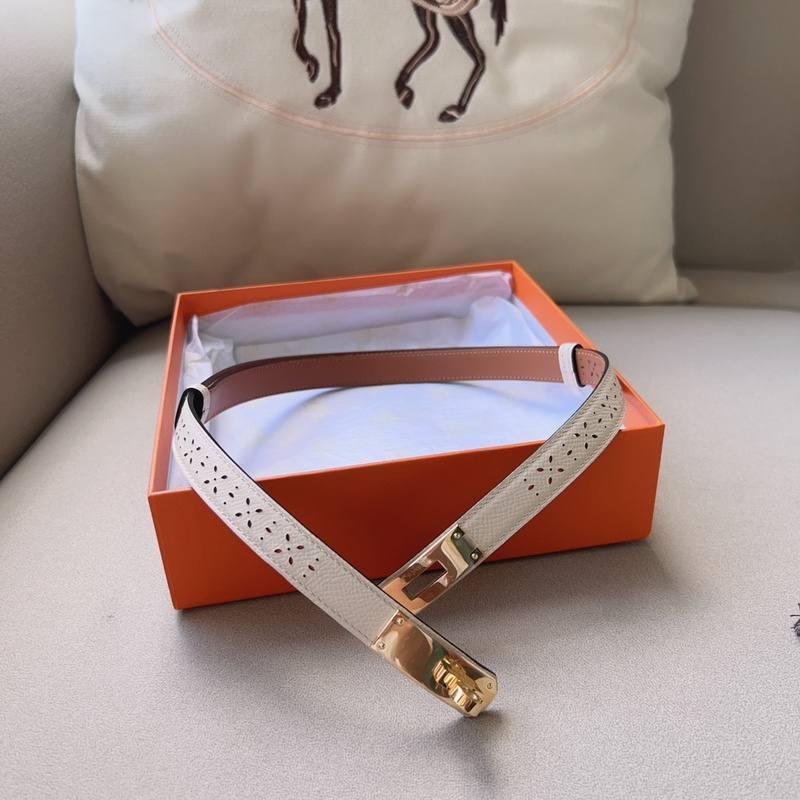 Hermes Men Gold Buckle Belt &