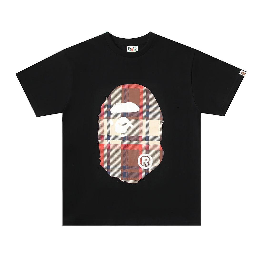 Bathing Ape Black T-Shirt without Collar