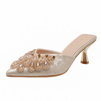 Baotou sandals with high heels