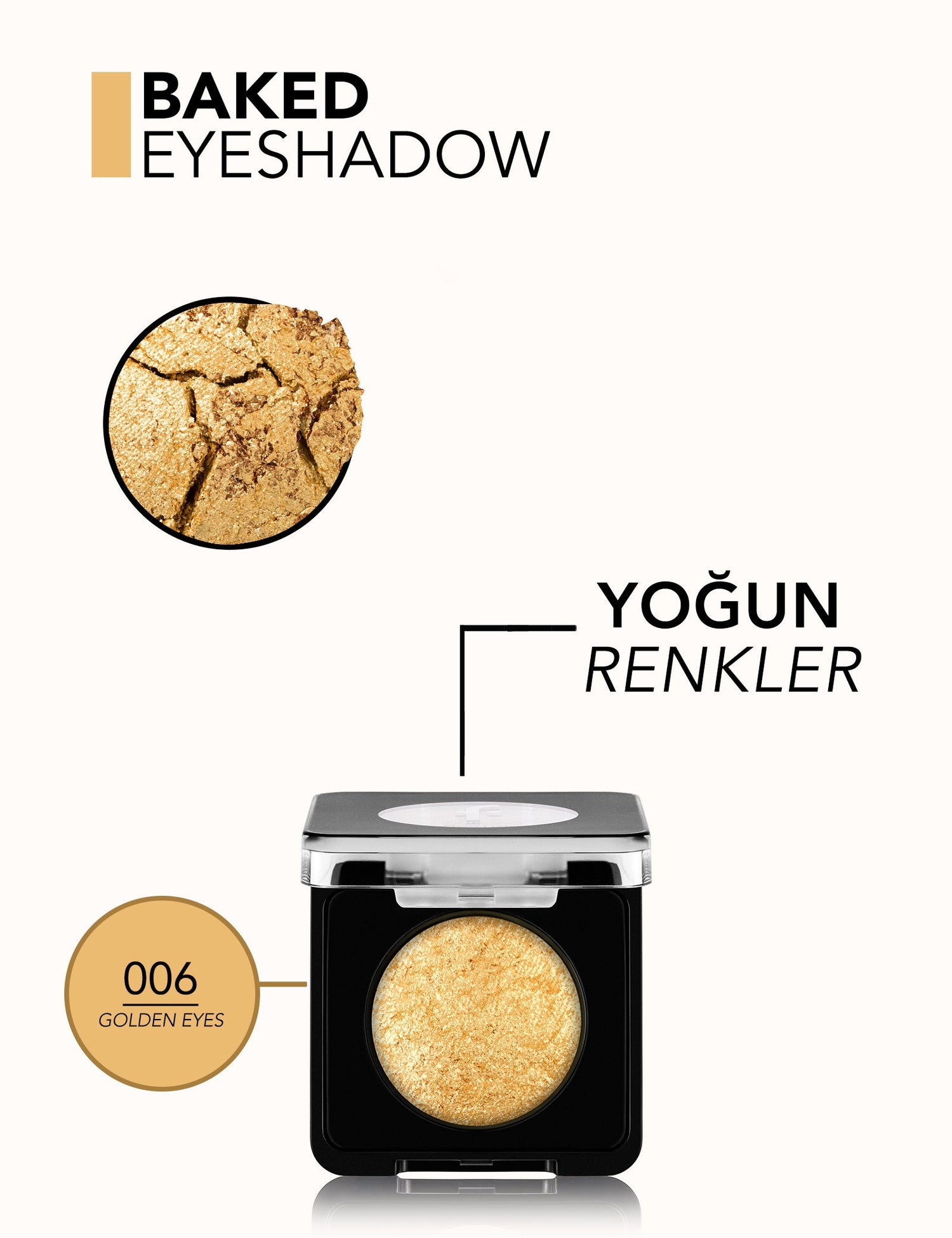 Flormar Baked Eyeshadow High Pigment Shimmer 5g