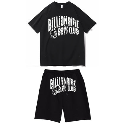 Fashionable street casual sporty short-sleeved suits