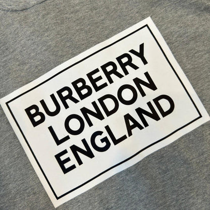 Burberry Grey T-Shirt Without Collar