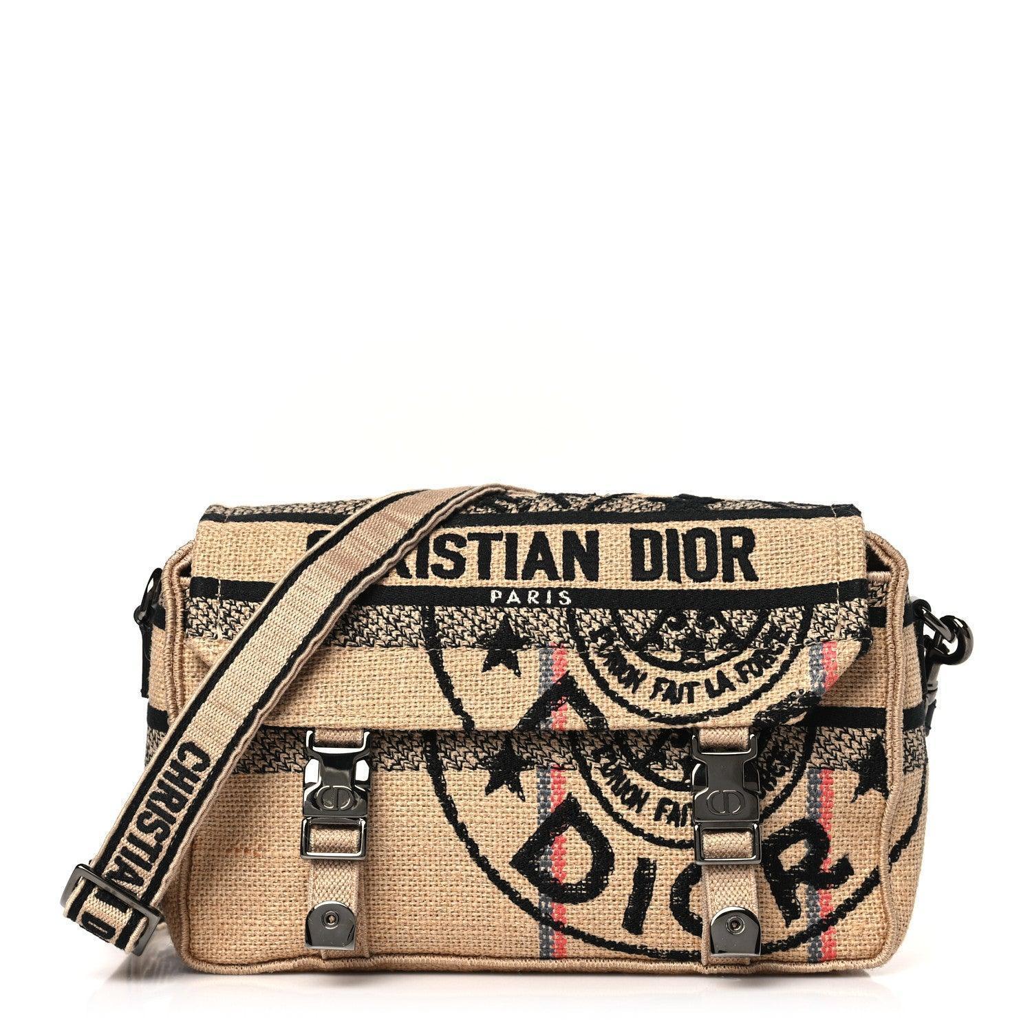 Christian Dior  Canvas Diorcamp Messenger Beige
