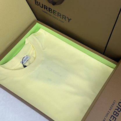 Burberry Yellow T-Shirt Without Collar
