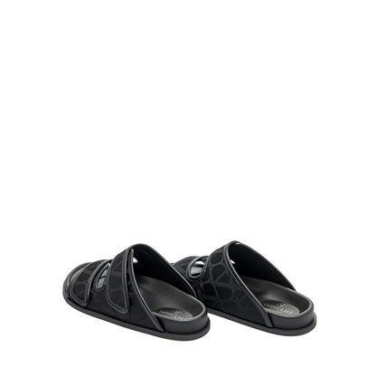 Valentino Garavani Valentino Garavani Toile Iconographe Flat Sandals