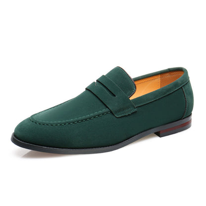 Solid Color Loafers Slip On Casual Beanie Shoes