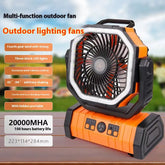 Outdoor Household Power Bank LED Light Camping Fan SHOPEZRA L.L.C.