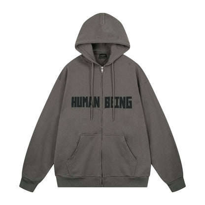Balenciaga  human being zip hoodie