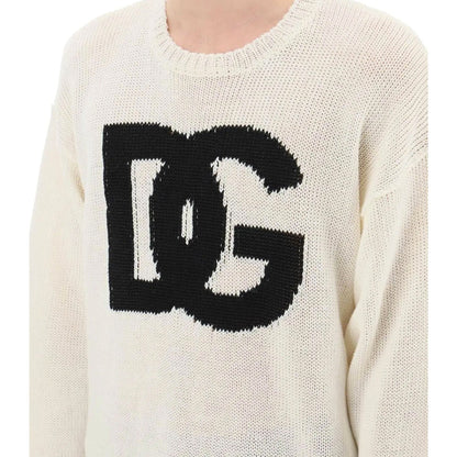 Dolce &amp; Gabbana Linen Logo Sweater