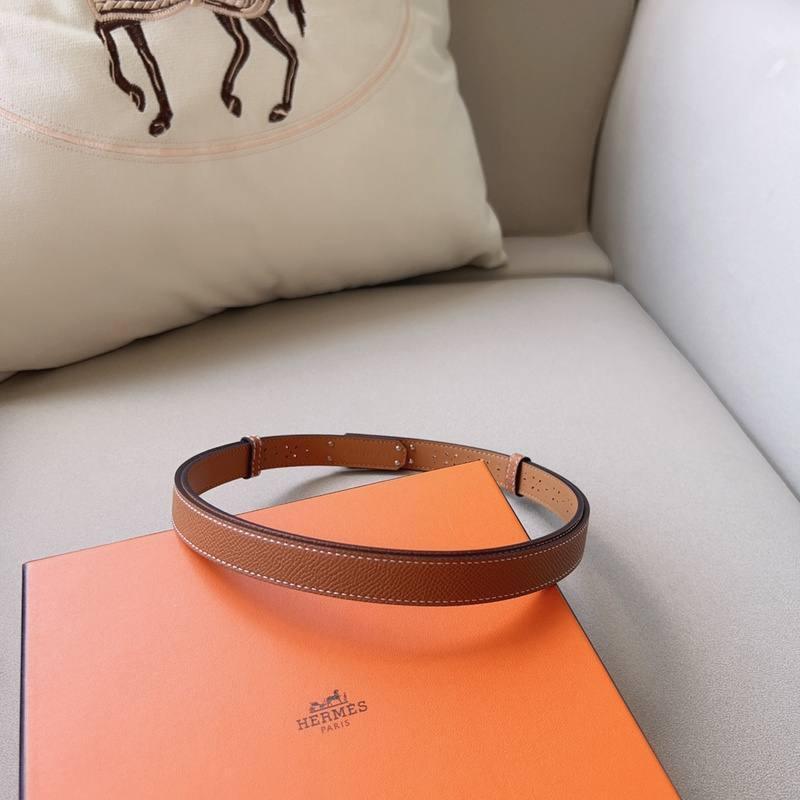 Hermes Men Silver Buckle Belt &