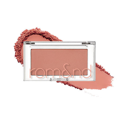rom&amp;nd Better Than Cheek Blush - C03 Fig Chip: Natural Pastel Blush for Long-Lasting, Oil Control &amp; Silky Smooth Finish