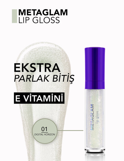 Flormar Metaglam High Shine &amp; Hydrating Lip Gloss 5ml