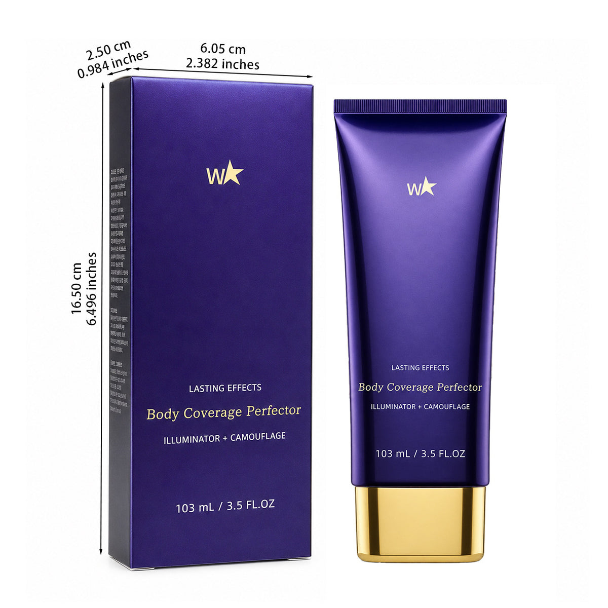 Body tattoo concealer makeup remover gel