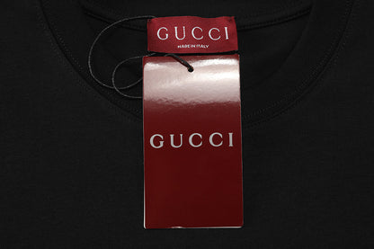 Gucci Black T-Shirt | Logo Cotton Tee – Luxury Casual Wear