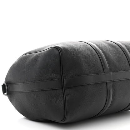 Louis Vuitton  Calfskin Damier Distorted Keepall Bandouliere 40 Black