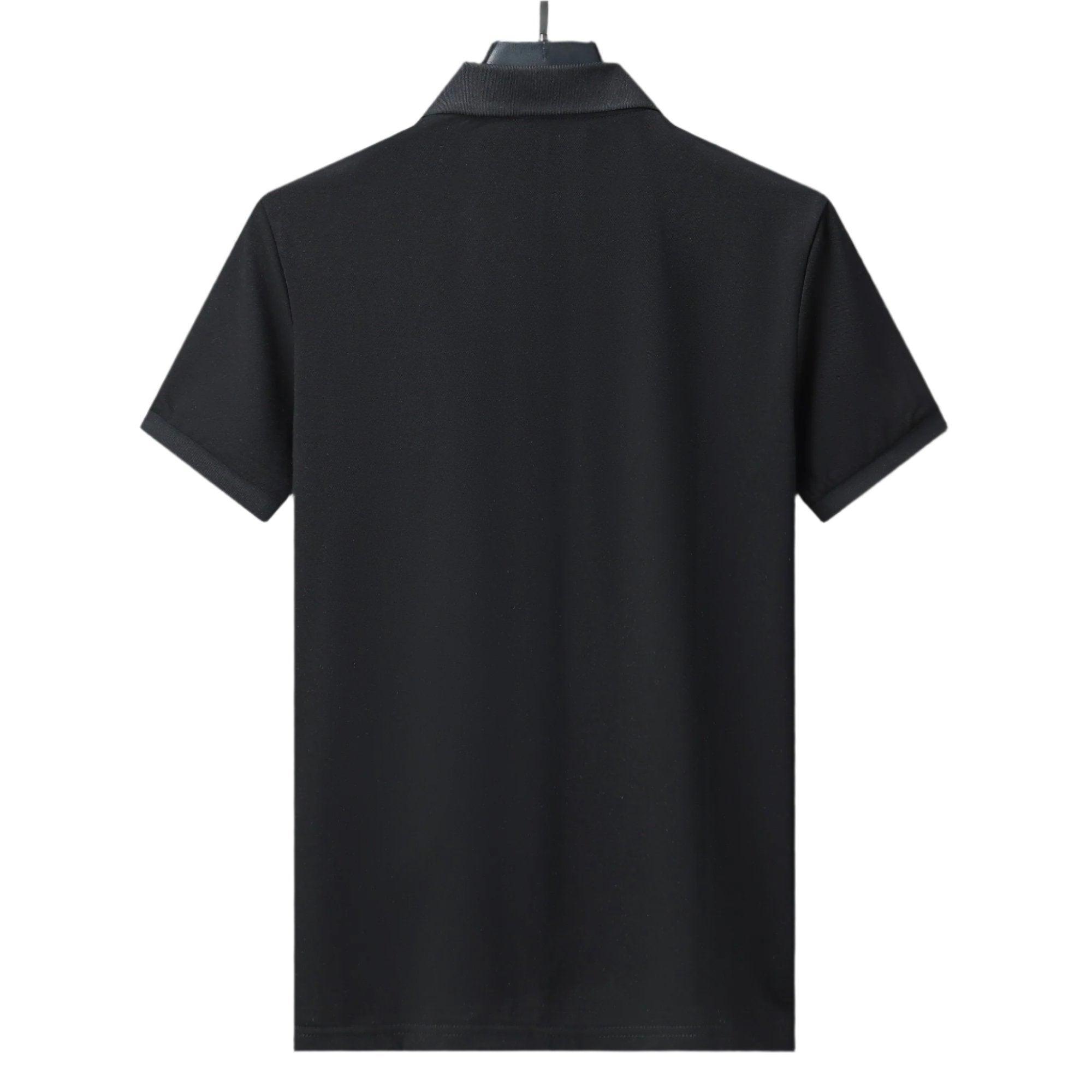Burberry Black T-Shirt With Collar
