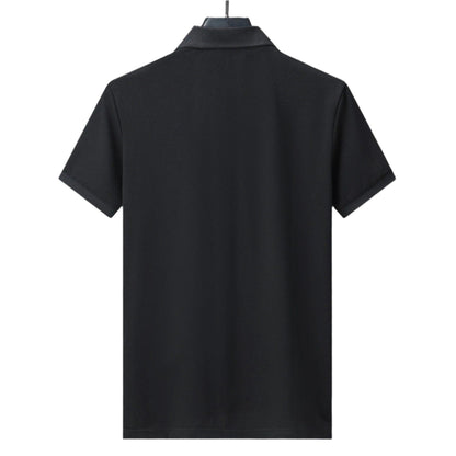Burberry Black T-Shirt With Collar