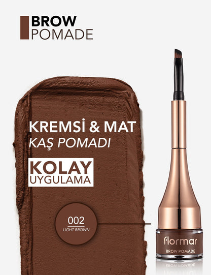 Flormar Brow Pomade Matte Finish Creamy Gel 1 Unit