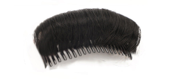 Wigs, hair pads, combs and hair softeners