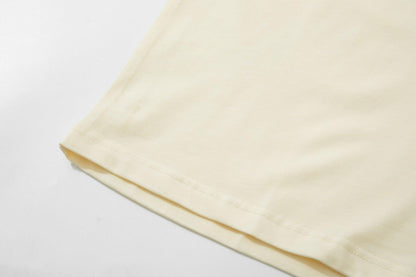 Gucci Beige Crew Neck T-Shirt – Premium Cotton Casual Tee