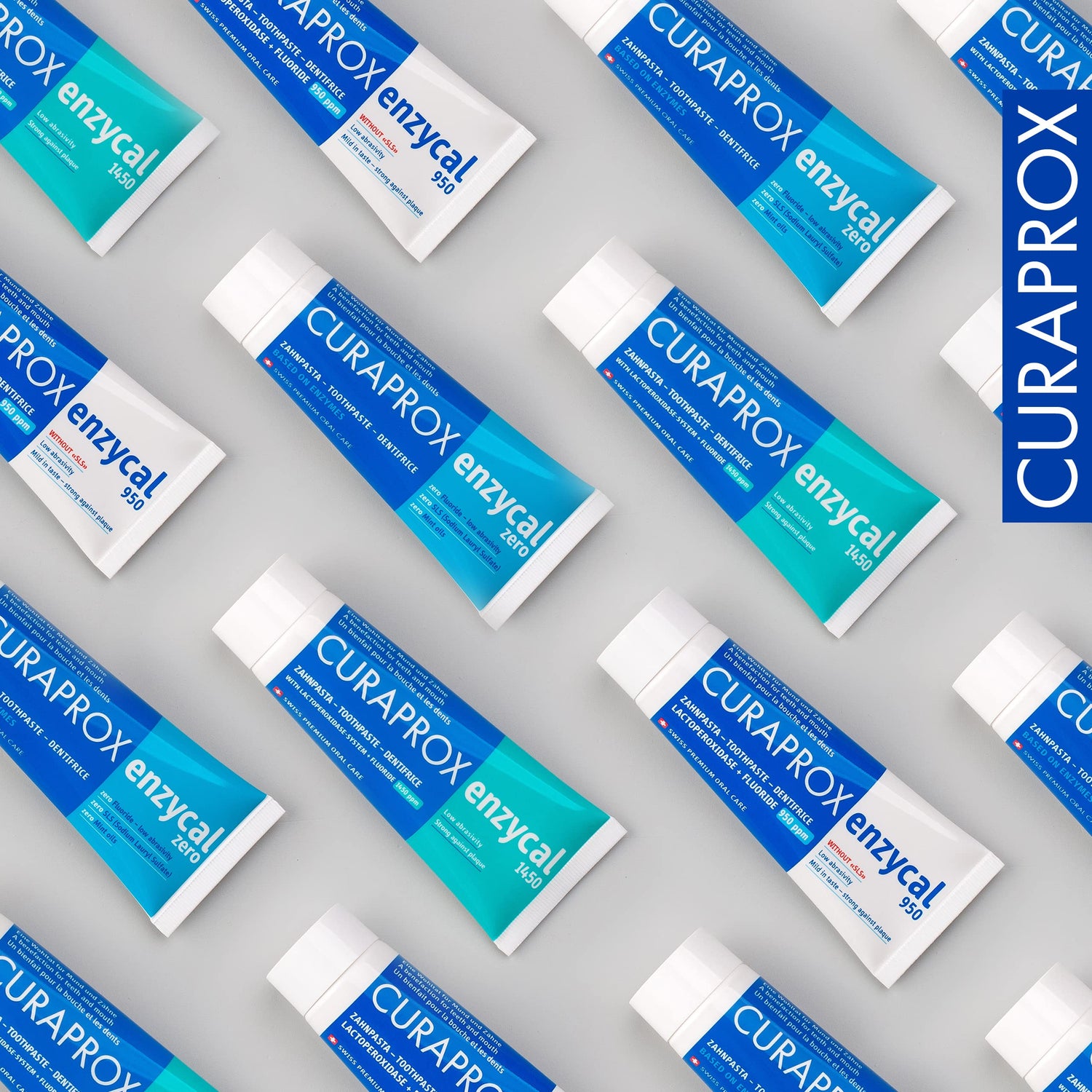 Curaprox Enzycal Zero Toothpaste - Natural Enzyme-Based Oral Care, 75ml