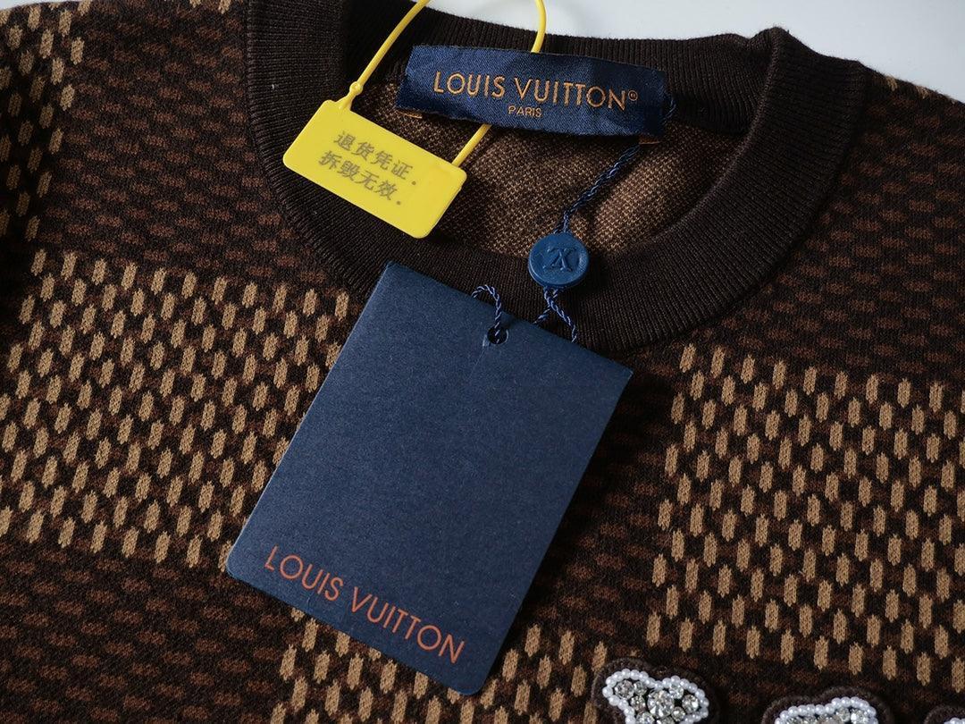 Louis Vuitton Damier T-Shirt Without Collar &