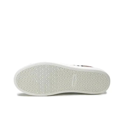 Burberry Check Print Low-Top Sneaker Dark Brown