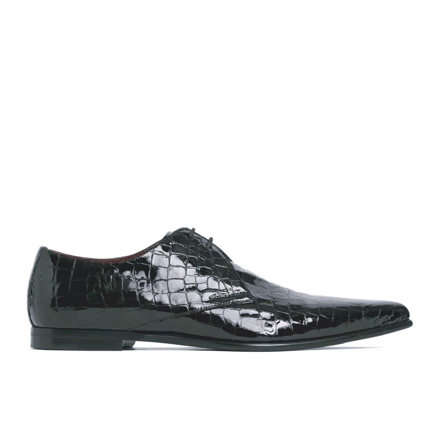 Dolce &amp; Gabbana Achille Croc Embossed Derby