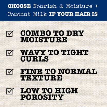 Maui Moisture Nourishing + Coconut Milk Hair Conditioner for Dry Hair - 13.01 fl oz