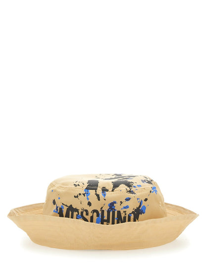 MOSCHINO COUTURE Couture Bucket Hat with Logo