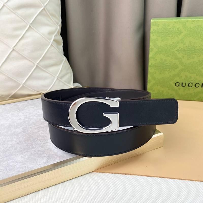 GUCCI Embellished coated-canvas and leather belt &