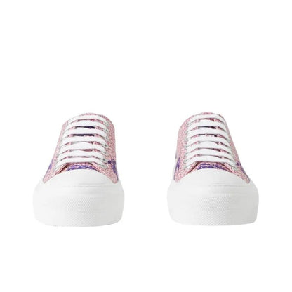 Burberry EKD Monogram Pattern Flatform Pink